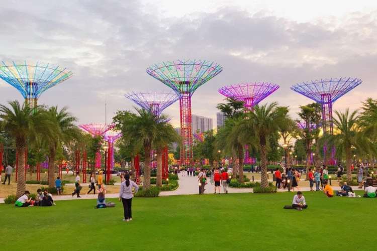 cong vien anh sang the opus one