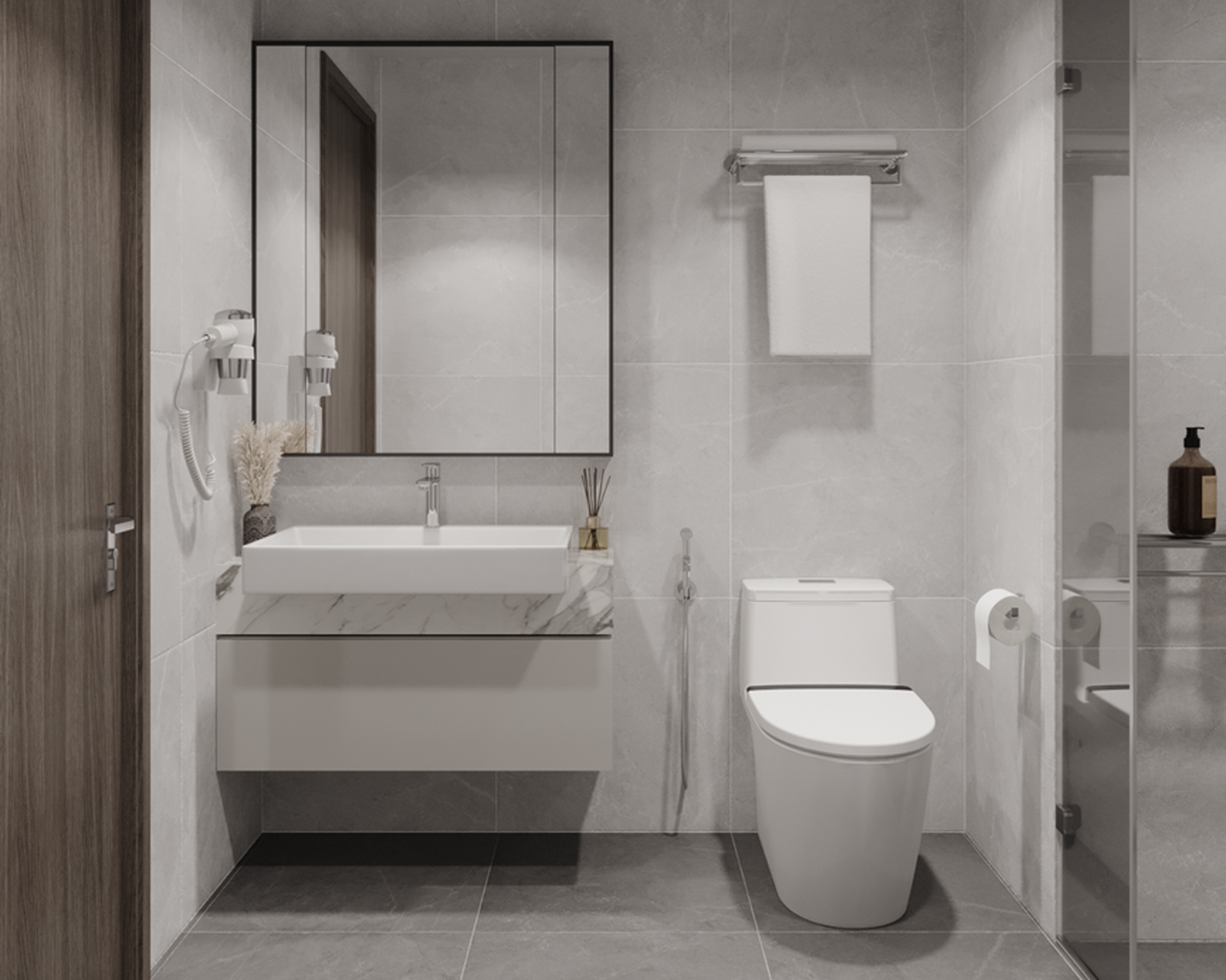 can ho mau 1 phong ngu the opus one 10