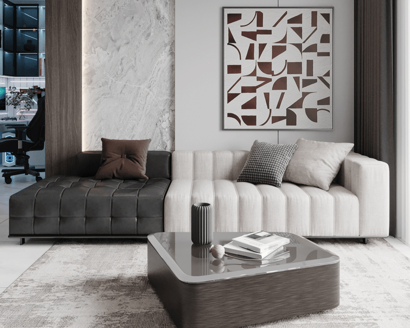 can ho mau 1 phong ngu the opus one 6