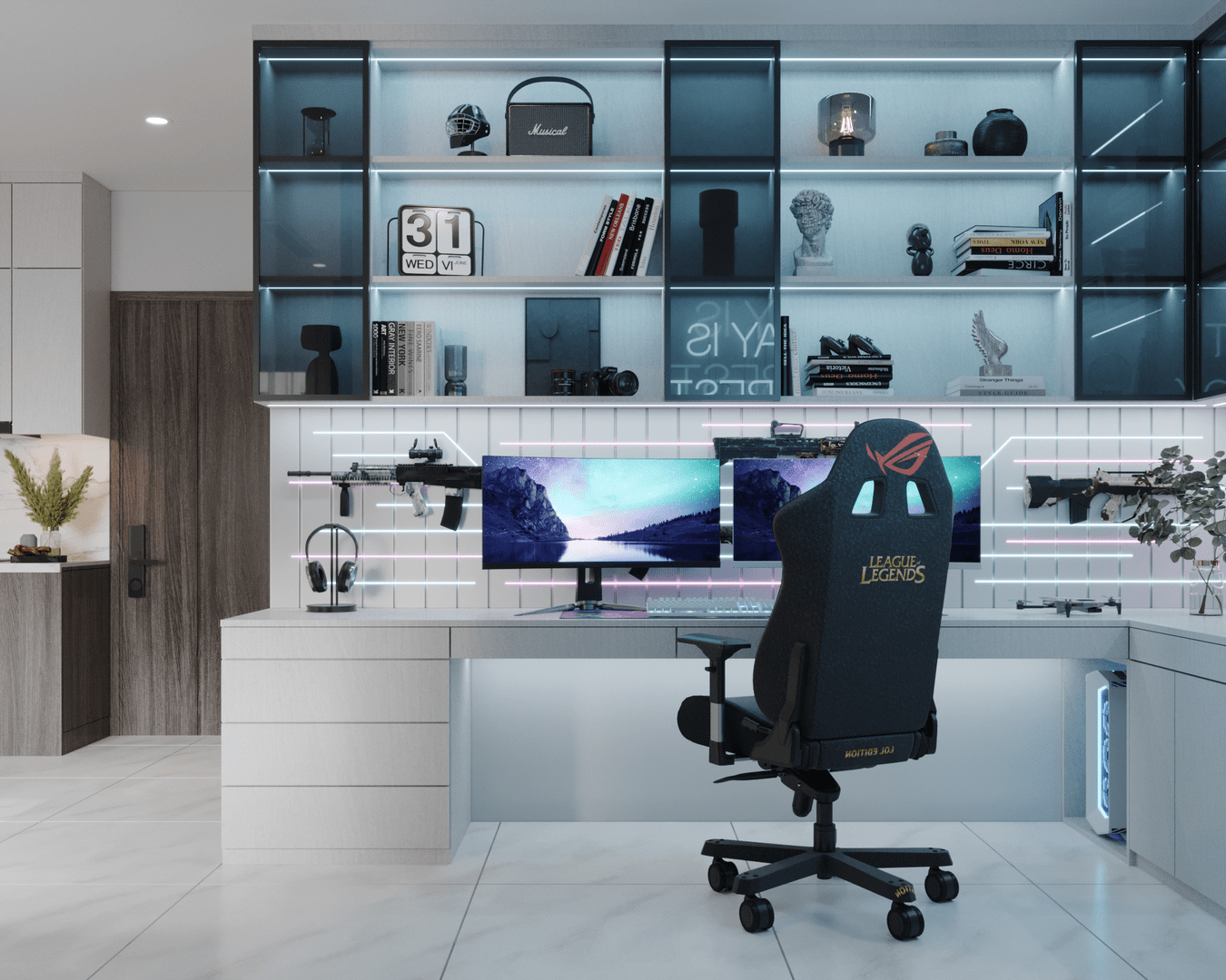 can ho mau 1 phong ngu the opus one 7