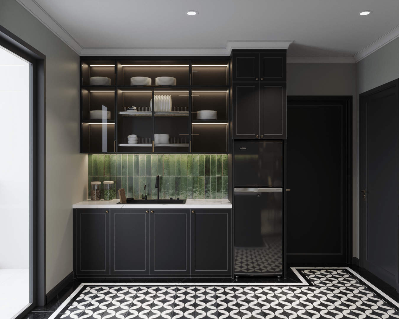 can ho mau 2 phong ngu the opus one 1