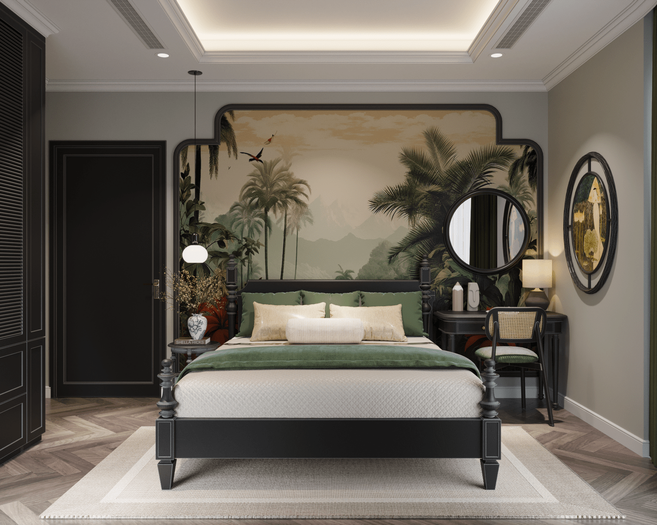 can ho mau 2 phong ngu the opus one 8