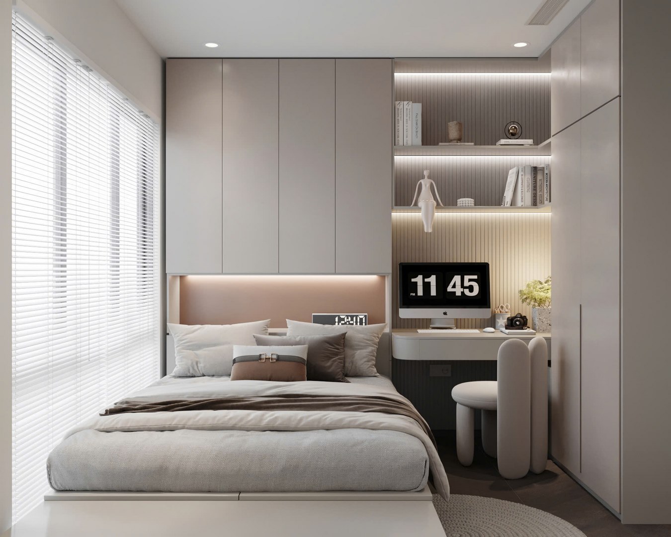 can ho mau 3 phong ngu the opus one 3