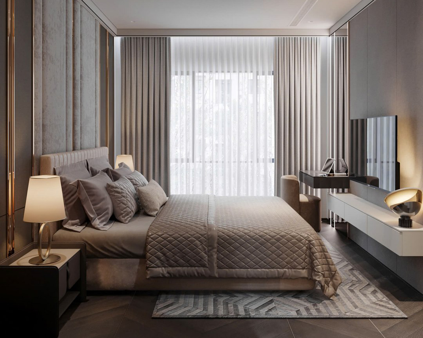 can ho mau 3 phong ngu the opus one 8