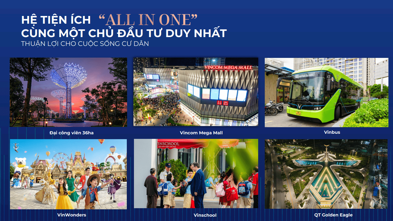 Hệ thống tiện ích vinhomes grand park